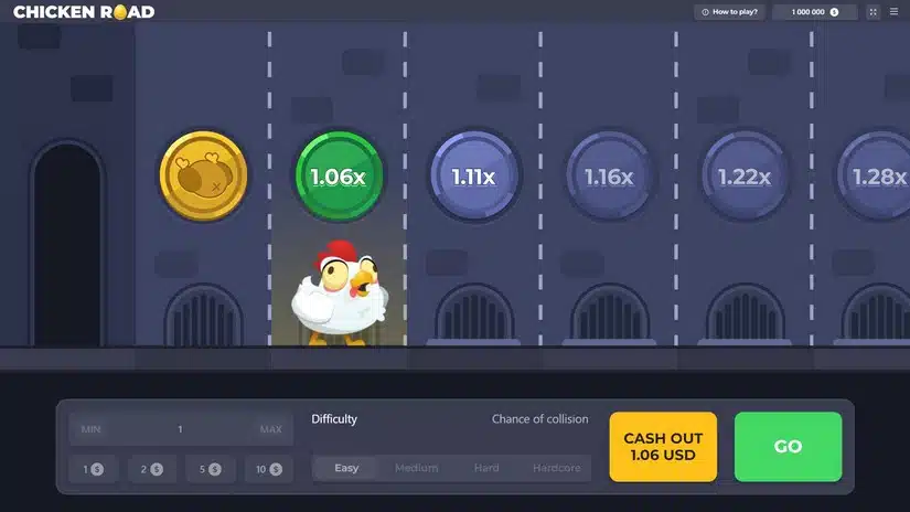 Hur man spelar Chicken Cross.